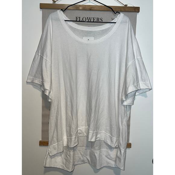 Free People FP Movement Mantra Tee Oversized White T Shirt Size M may fit L XL - Picture 3 of 10